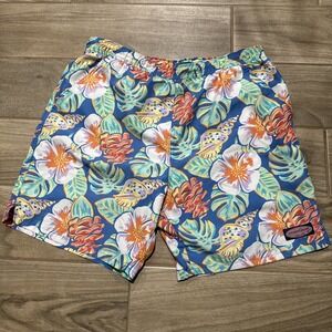 Vineyard‎ Vines Men's Medium Mesh Lined Swim Trunks Tropical Print With Pockets